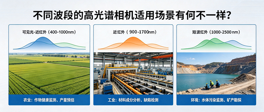 不同波段的高光谱相机适用场景有何不一样？